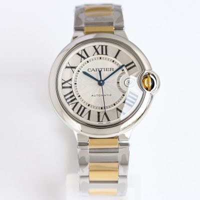 TW Factory Ballon Bleu De Cartier 40mm 2824 Movement White Face TT Strap Watch